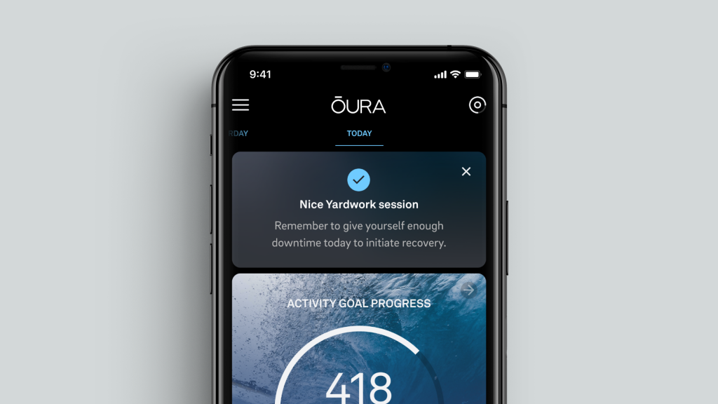 Oura activity hot sale