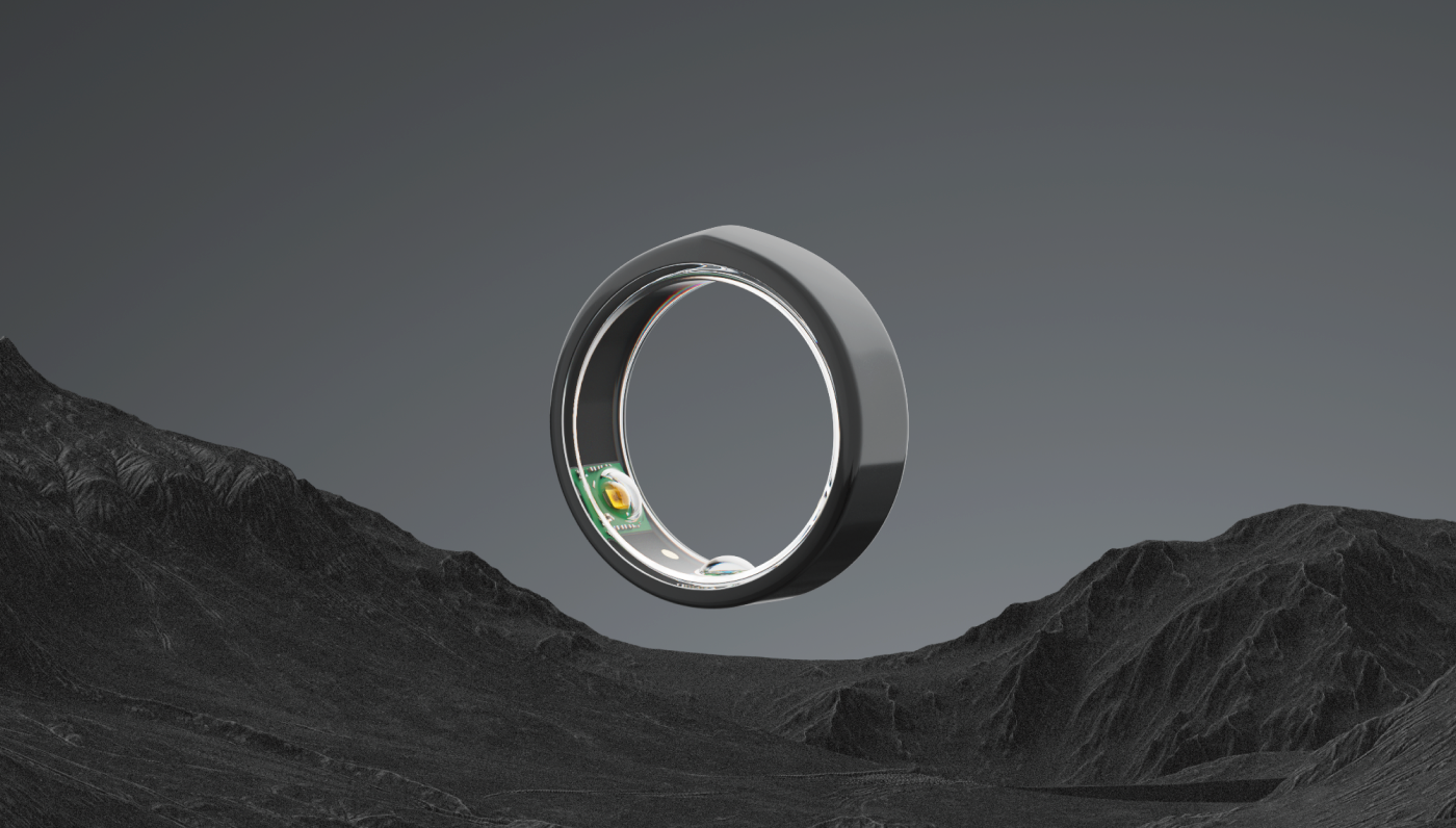 A grey Oura Ring. Can Oura Ring Help Predict Symptoms of Depression & Anxiety?