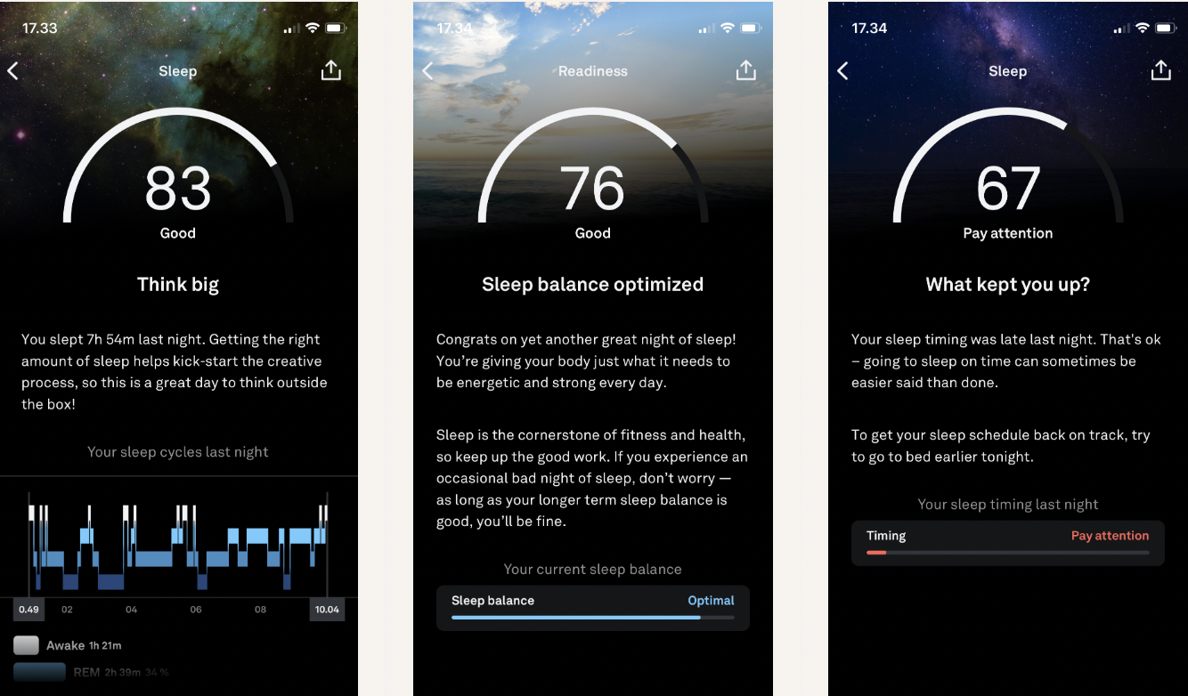 Oura Insight Messages