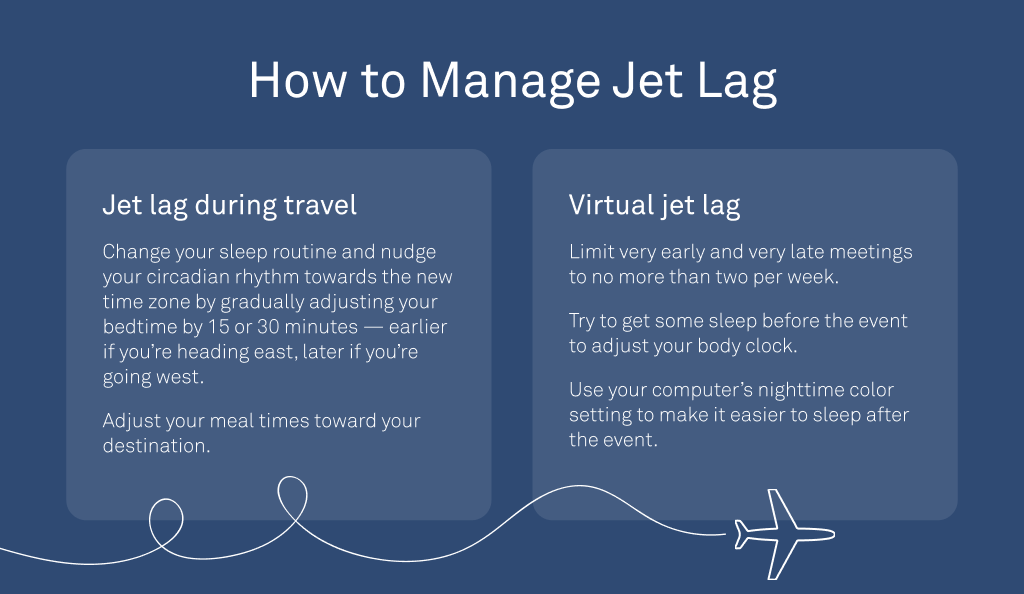 How to manage jet lag