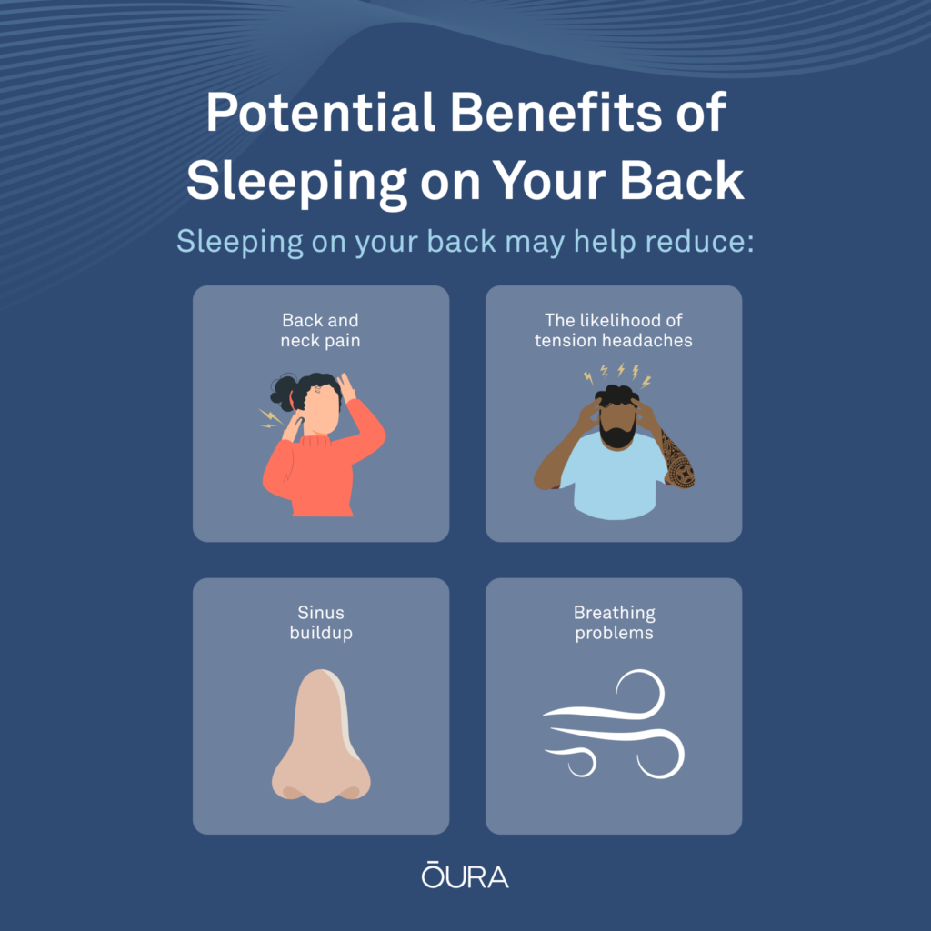 How to sleep on your back with back pain 