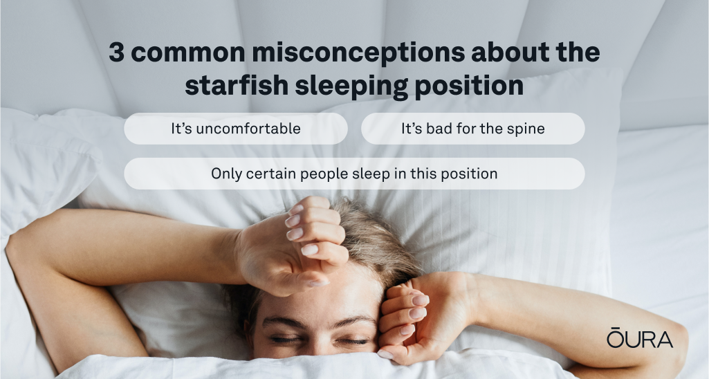 Common misconceptions about the starfish sleeping position