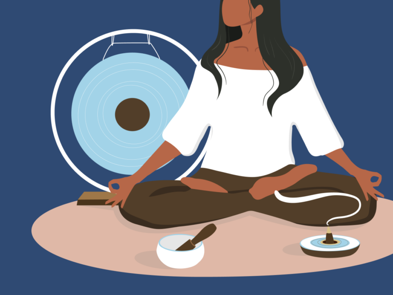 Graphic: 5 Benefits of Sound Meditation