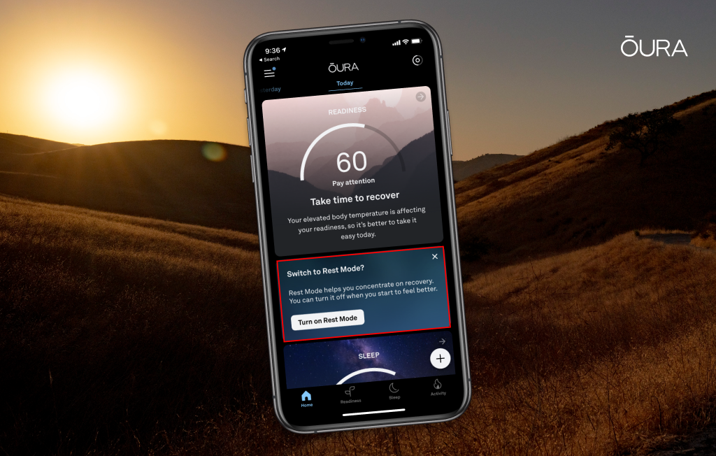 Oura App Rest Mode