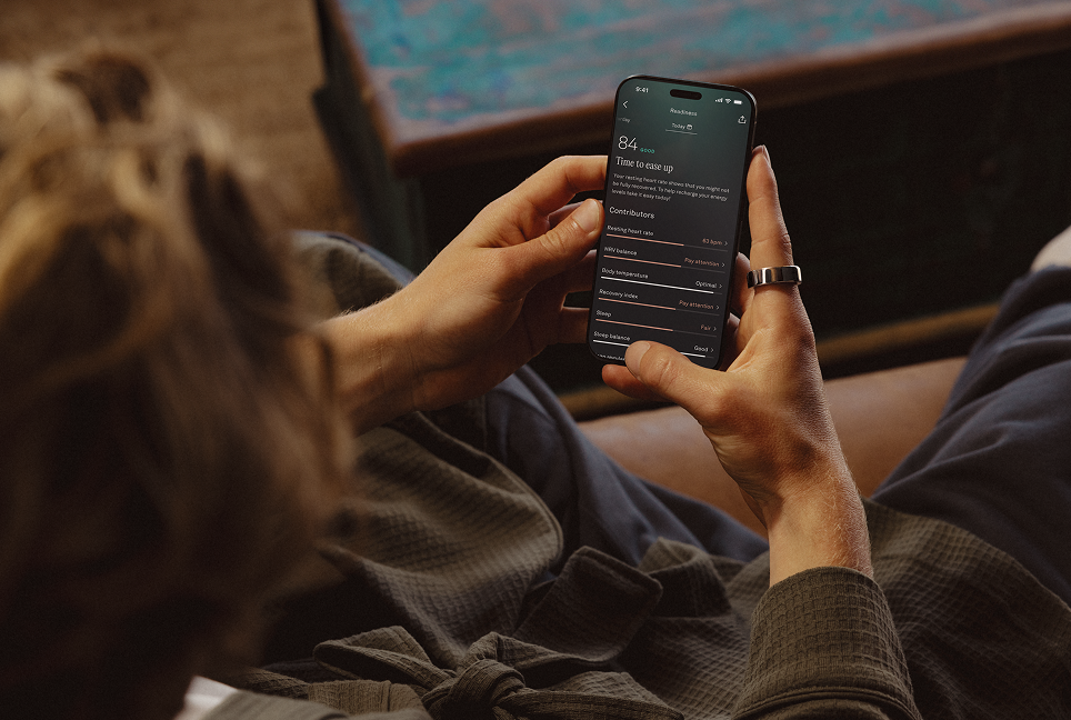 how to use oura to track temperature trends