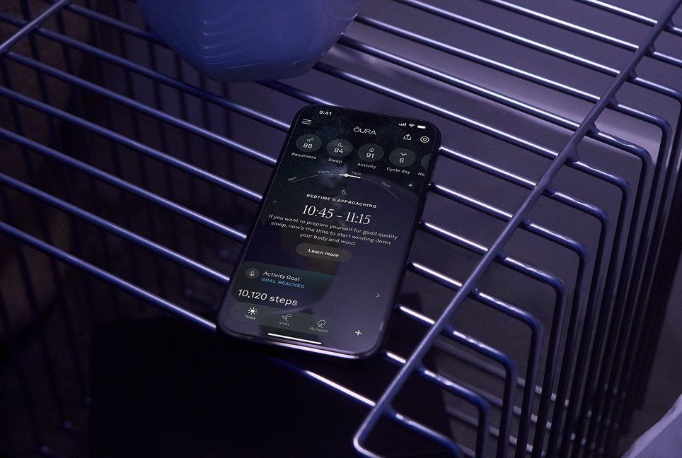 how to use oura to track temperature trends