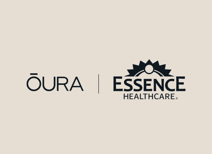 Oura and Essence Healthcare Partnership Logo Lockup