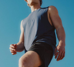 Man walking wearing Oura Ring