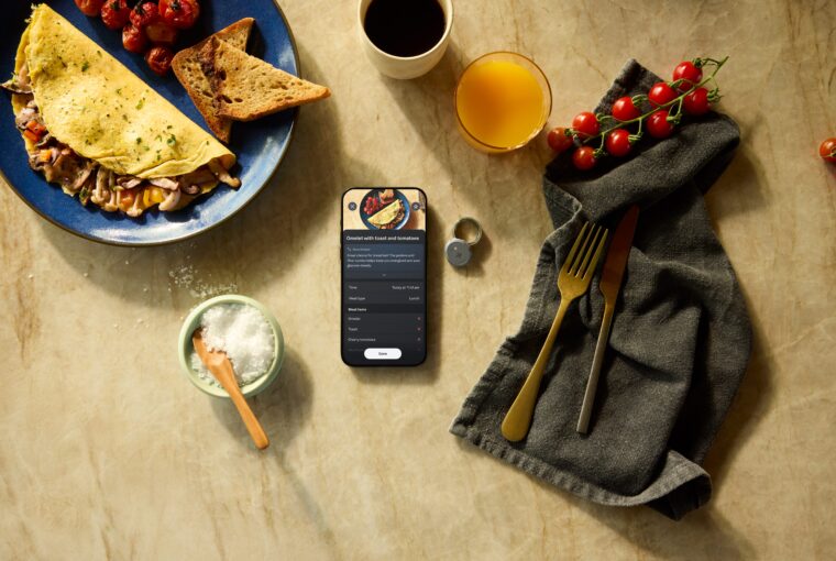 Meal logging and glucose tracking with Oura Ring
