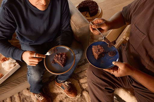 Eat slowly to increase vagal tone.
