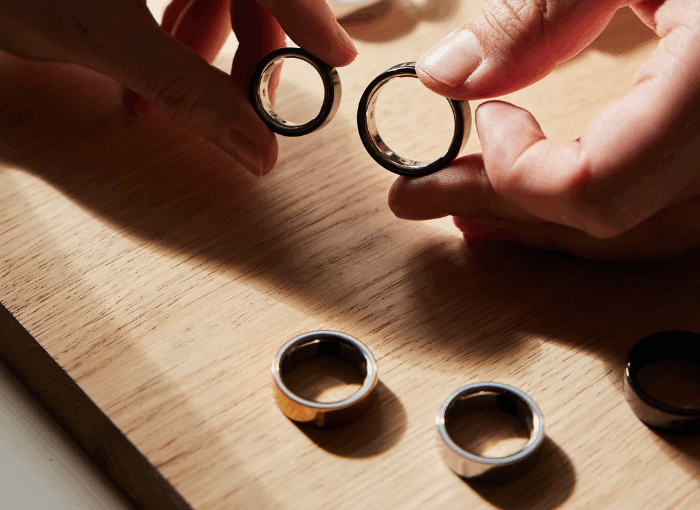 Oura Ring 4 zoomed in