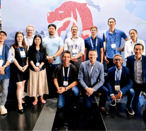 Members of the Oura-NUS Joint lab with colleagues from Finland and the US at ŌURA at ‘World Sleep 2025’ in Singapore