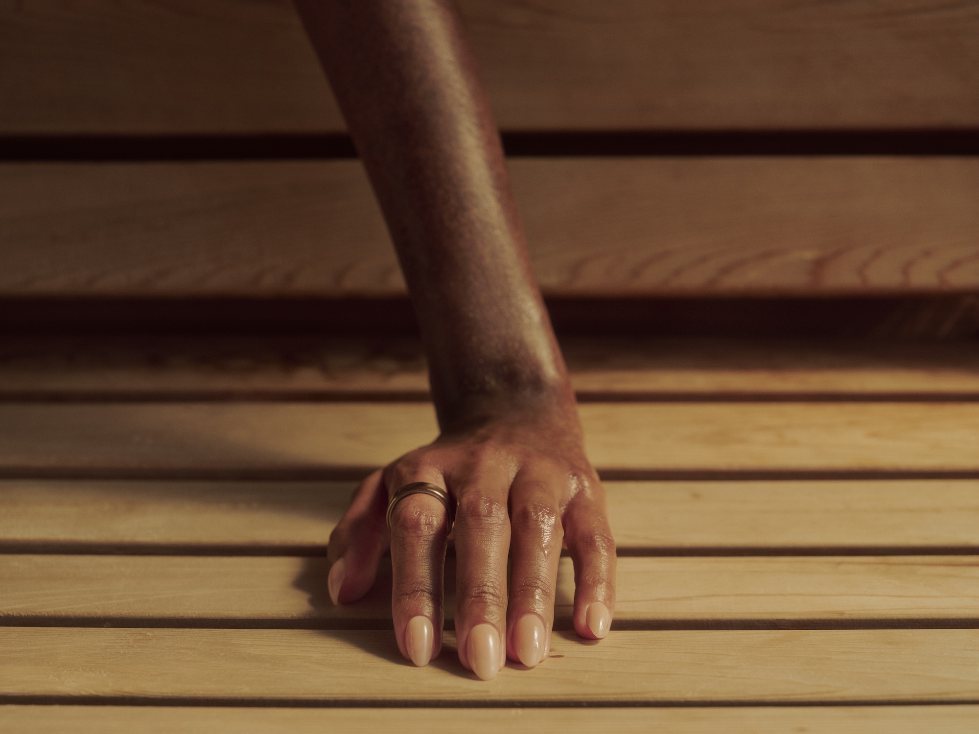 Oura Ring 5 in the sauna