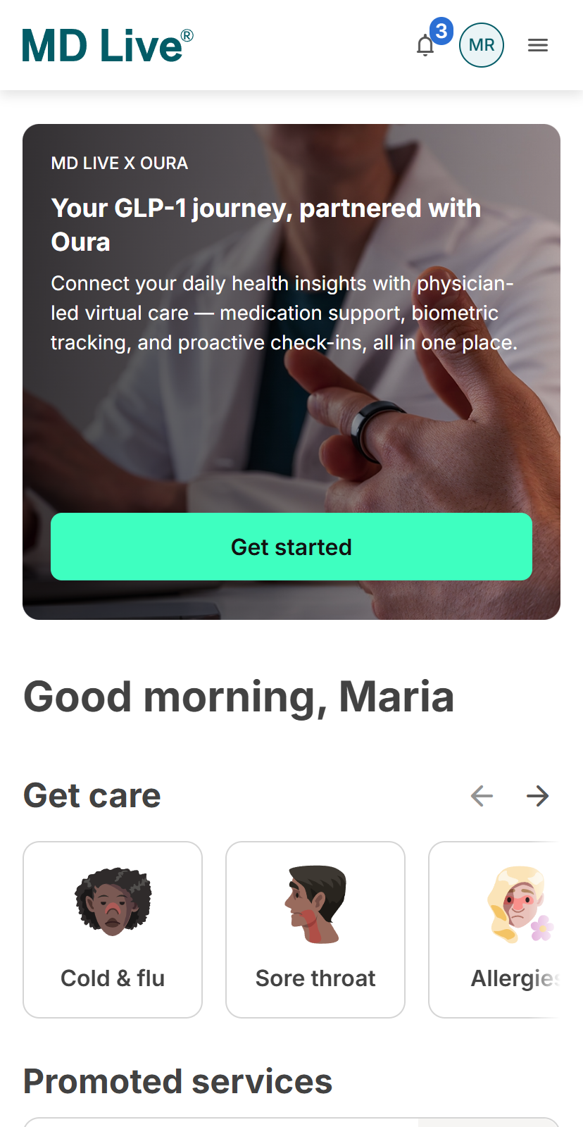 MD Live Oura Screenshot
