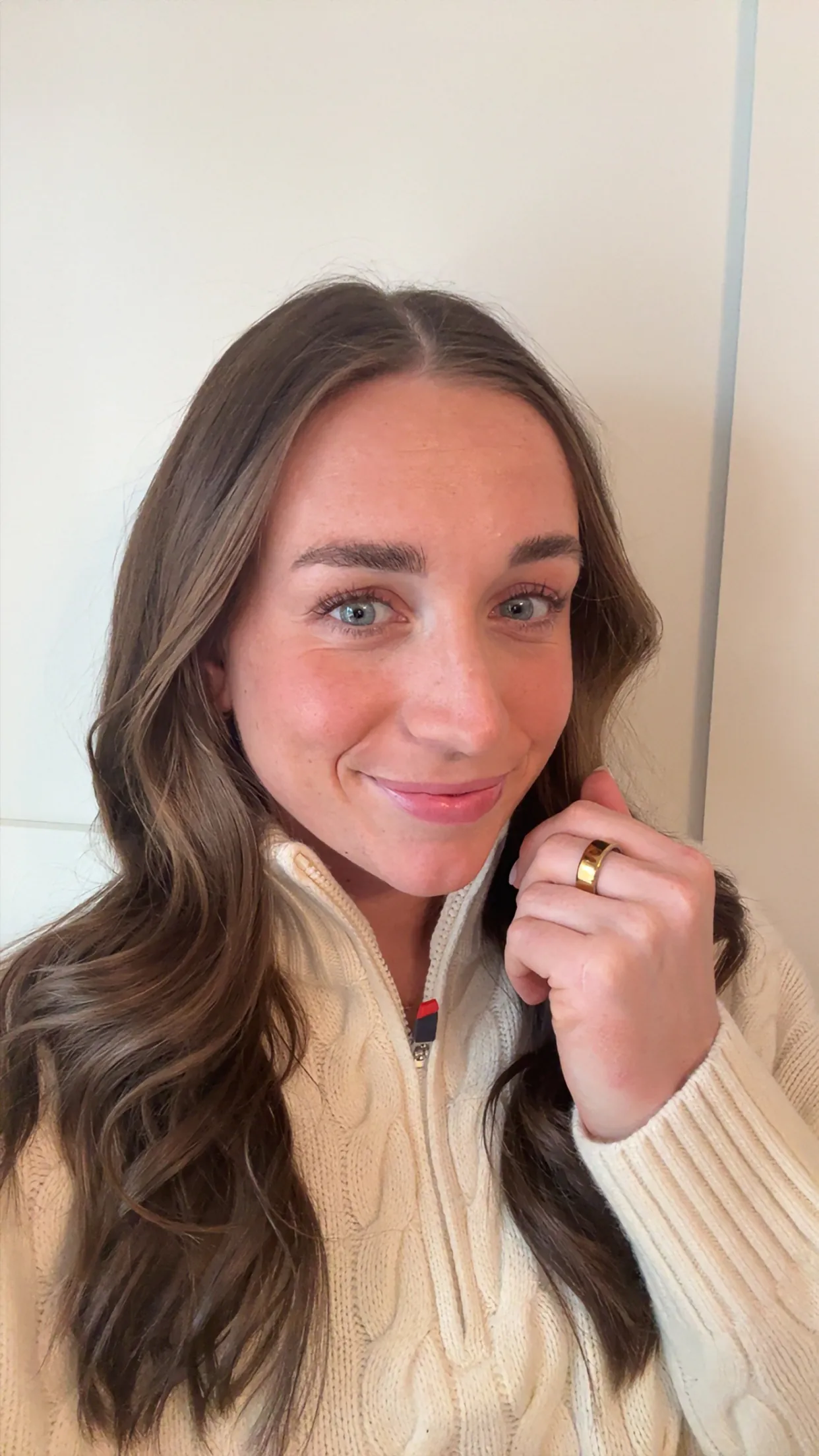 Taylor Heise wearing Oura Ring